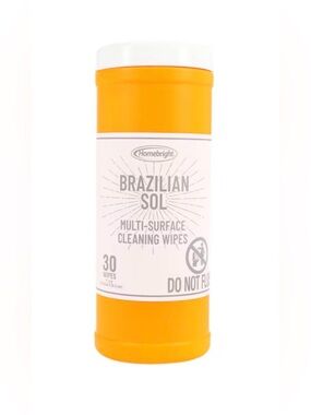 Brazilian Sol Orange Multi-Surface Cleaning Wipes - 30 Count
